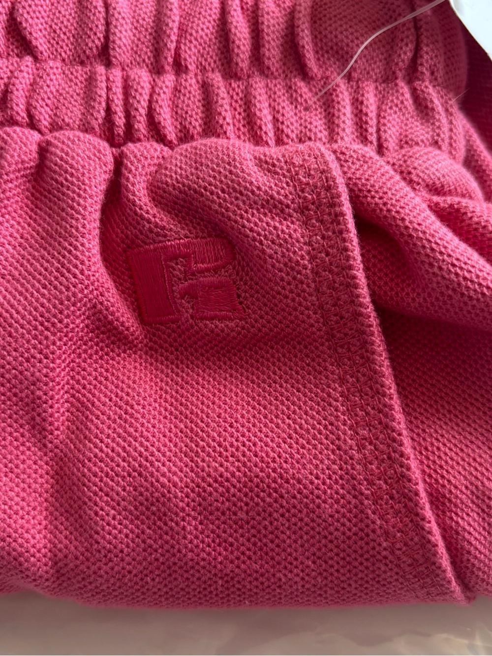 Russell Athletic Women's Fuchsia Elastic Waist Athletic Shorts - Picture 4 of 7